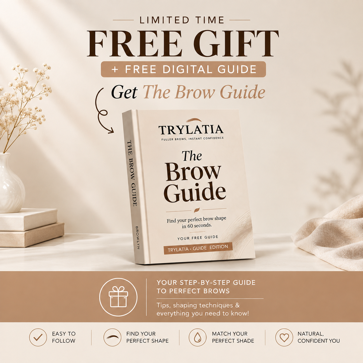 💕 5 Seconds to Perfect-Looking Brows! 💥 SAVE TODAY