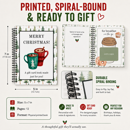 🎄 Christmas Gift Card Book — The Little Gift That Makes Christmas Extra Special 🎁