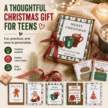 🎄 Christmas Gift Card Book — The Little Gift That Makes Christmas Extra Special 🎁