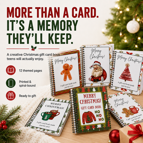🎄 Christmas Gift Card Book — The Little Gift That Makes Christmas Extra Special 🎁