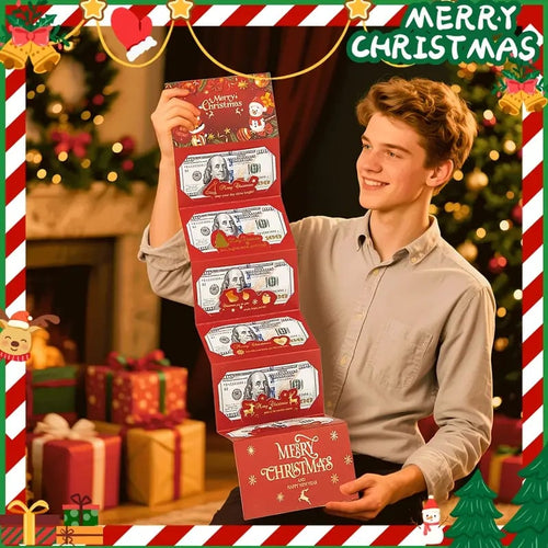 🏆Flash Sale⚡ 50K+ SOLD! Almost Gone-🎅💸Christmas Cash Gift Envelope– A creative way to give cash this Christmas.
