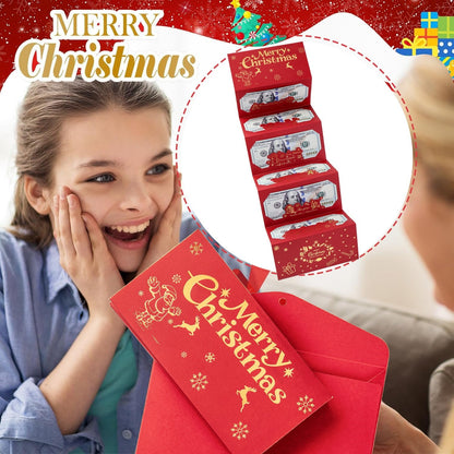 🏆Flash Sale⚡ 50K+ SOLD! Almost Gone-🎅💸Christmas Cash Gift Envelope– A creative way to give cash this Christmas.